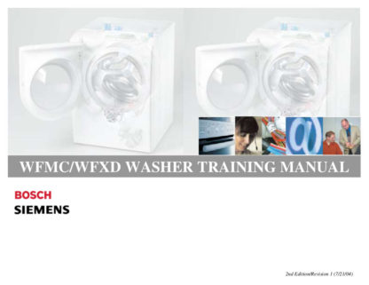 Bosch Washer Service Manual 01