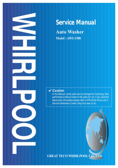 Daewoo Washer Service Manual 01