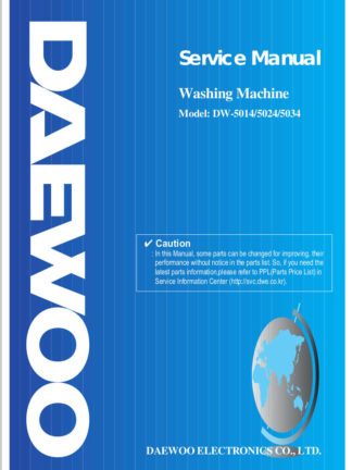 Daewoo Washer Service Manual 04