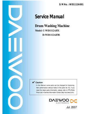 Daewoo Washer Service Manual 08