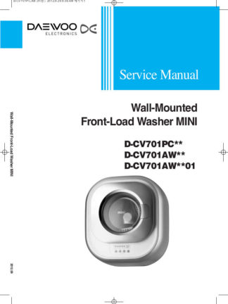 Daewoo Washer Service Manual 14