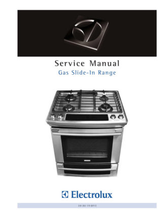 Electrolux Food Warmer Service Manual 08