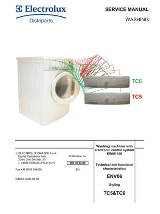 Electrolux Washer Service Manual 01