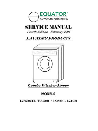 Equator Washer Service Manual 03