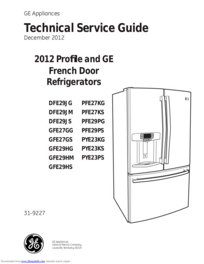 GE Refrigerator Service Manual 15