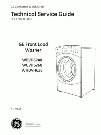 GE Washer Service Manual 01