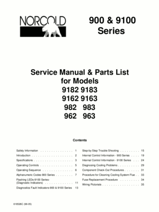 Norcold Refrigerator Service Manual 05
