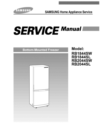 Samsung Refrigerator Service Manual 03