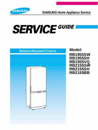 Samsung Refrigerator Service Manual 09