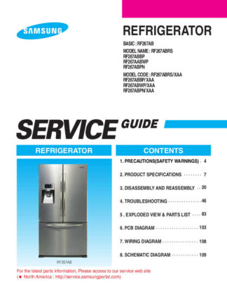 Samsung Refrigerator Service Manual 24