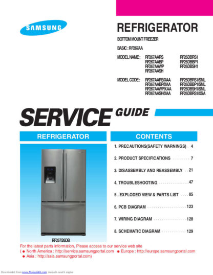 Samsung Refrigerator Service Manual 2