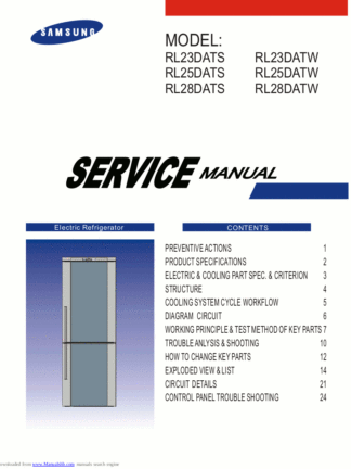 Samsung Refrigerator Service Manual 32