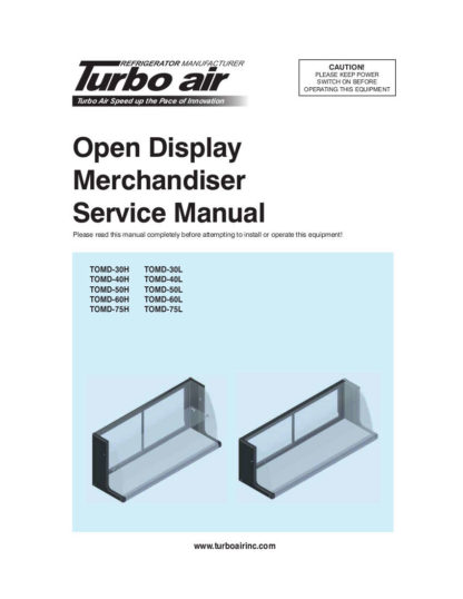 Turbo Air Refrigerator Service Manual 41
