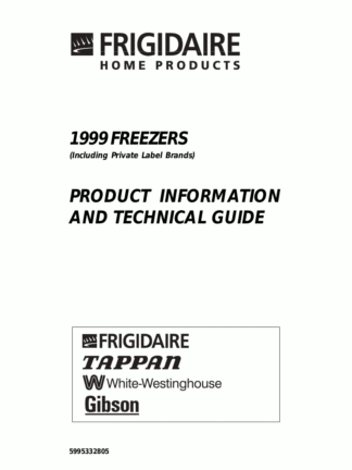 Universal Multiflex Air Refrigerator Service Manual Model 02