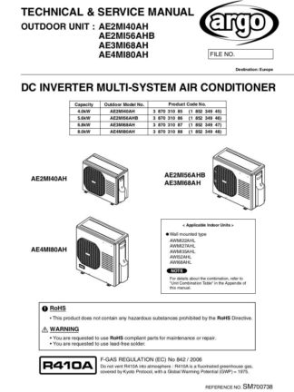 Argo Air Conditioner Service Manual 01