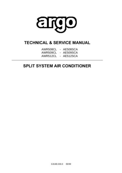 Argo Air Conditioner Service Manual 06