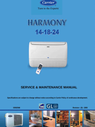 Carrier Air Conditioner Service Manual 14