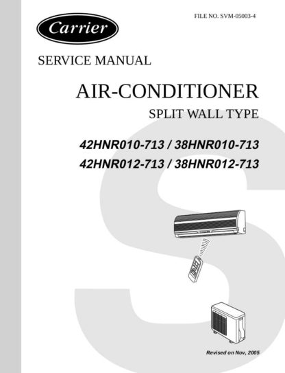 Carrier Air Conditioner Service Manuals 02