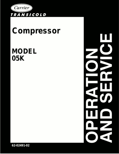 Carrier Compressor Service Manual 02