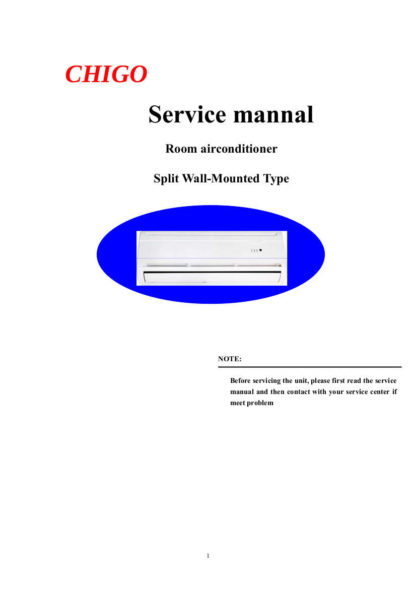 Chigo Air Conditioner Service Manual 05