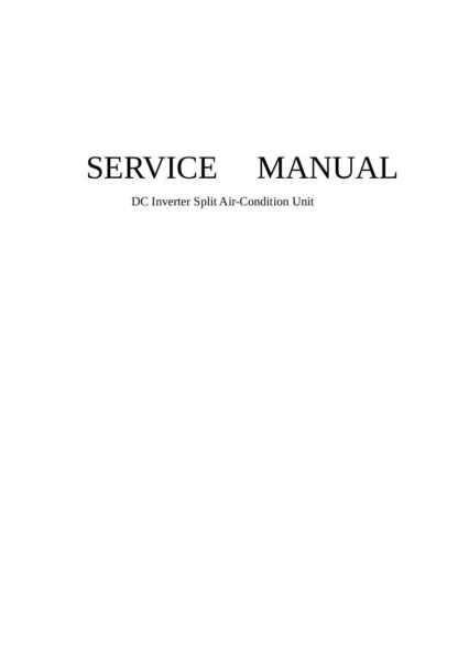 Chigo Air Conditioner Service Manual 06