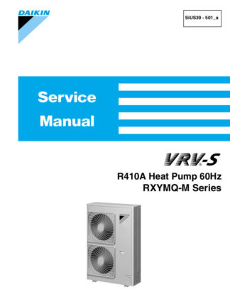 Daikin Air Conditioner Service Manual 04