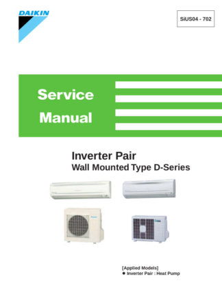 Daikin Air Conditioner Service Manual 07