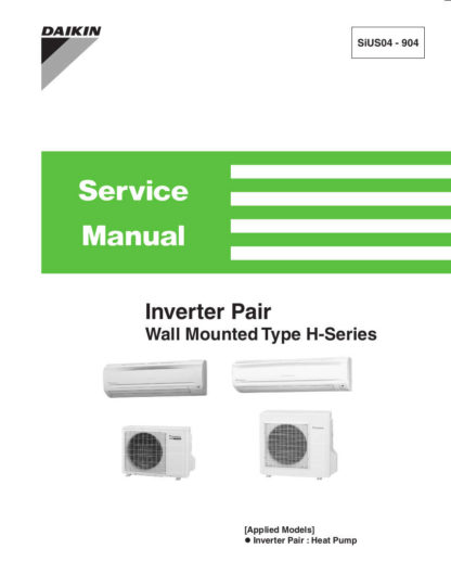 Daikin Air Conditioner Service Manual 08