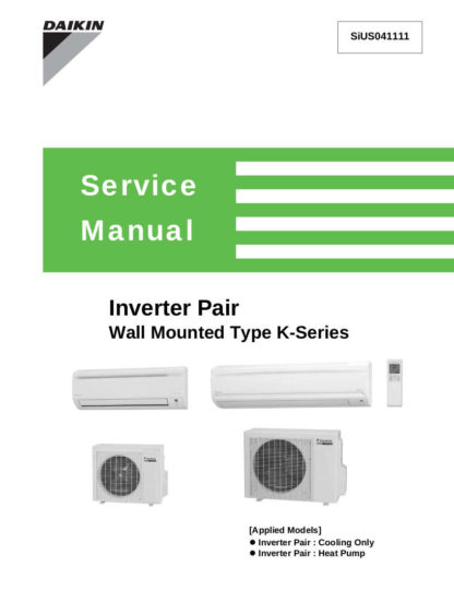 Daikin Air Conditioner Service Manual 17