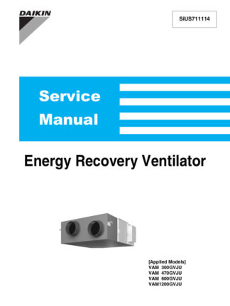 Daikin Air Conditioner Service Manual 19