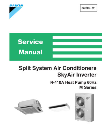 Daikin Air Conditioner Service Manual 21