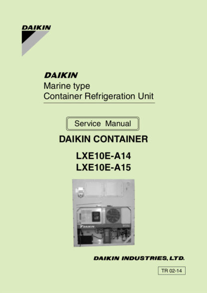 Daikin Air Conditioner Service Manual 23