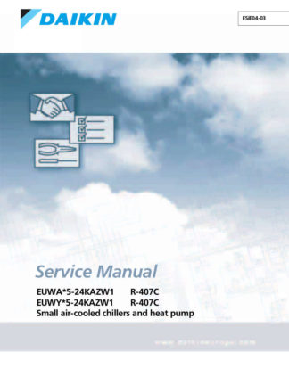 Daikin Air Conditioner Service Manual 30