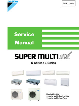 Daikin Air Conditioner Service Manual 31