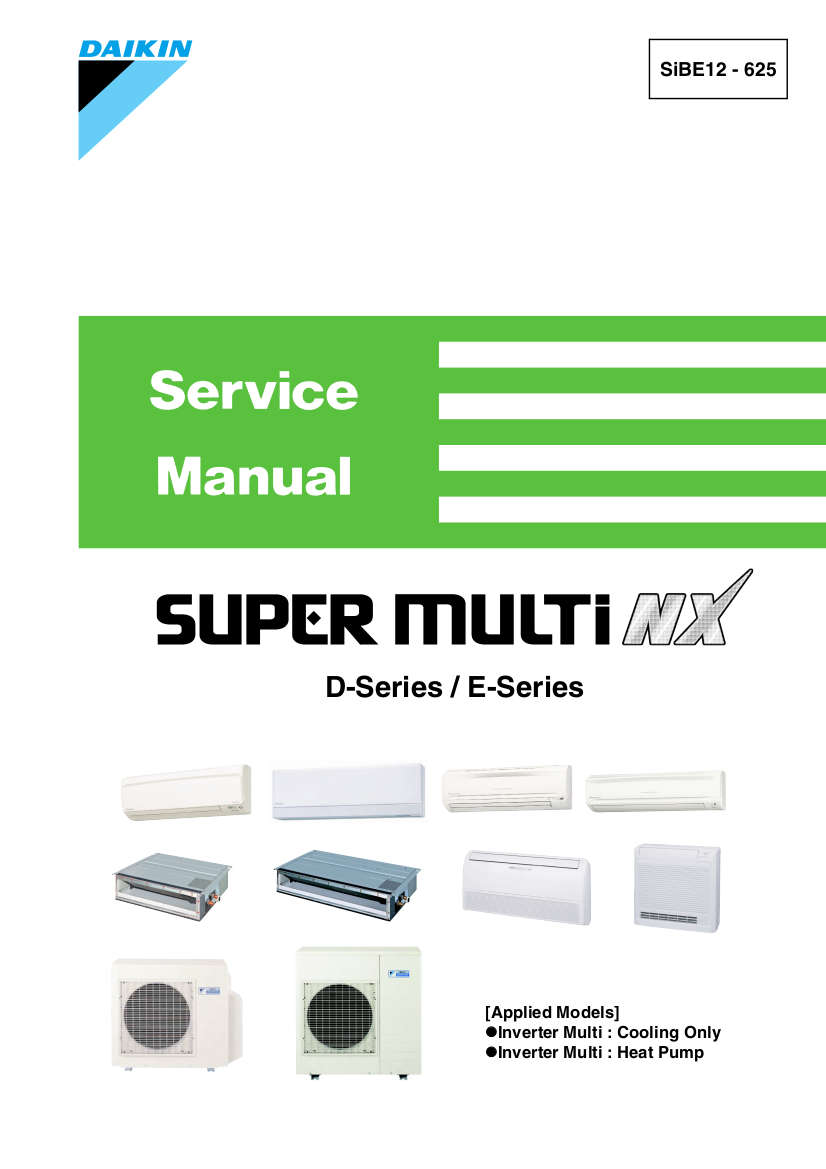 Daikin 4mxs32gvju Service Manual