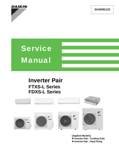 Daikin Air Conditioner Service Manual 34