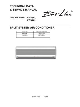 Euro-Line Air Conditioner Service Manual 01