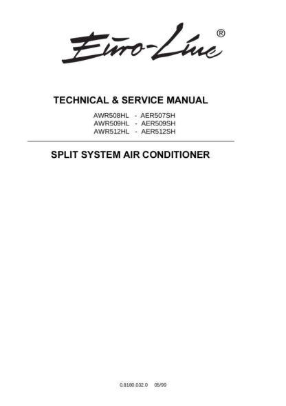 Euro-Line Air Conditioner Service Manual 05