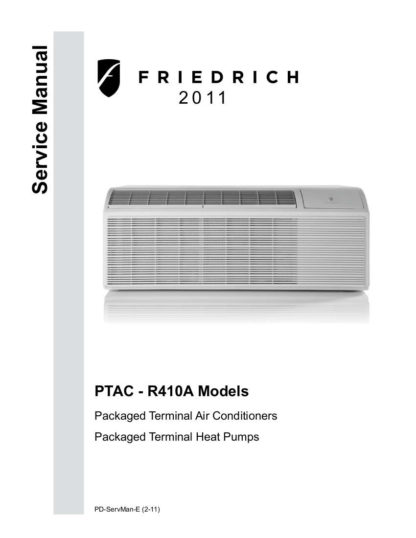 Friedrich Air Conditioner Service Manual 06