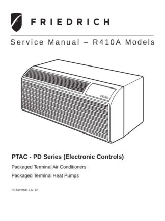 Friedrich Air Conditioner Service Manual 07