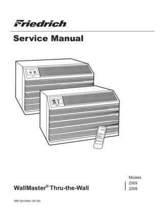 Friedrich Air Conditioner Service Manual 34