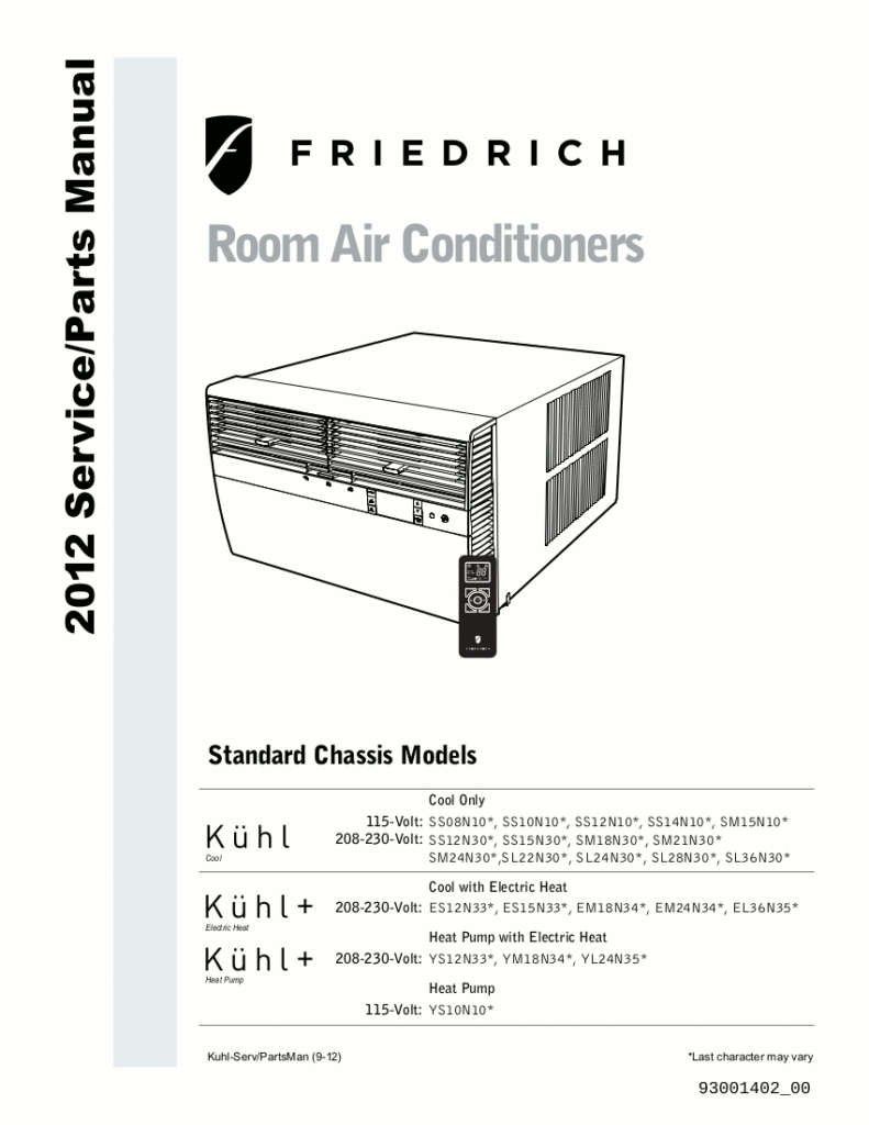 friedrich-air-conditioner-service-manual-model-ss08n10