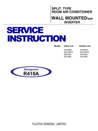 Fujitsu Air Conditioner Service Manual 02
