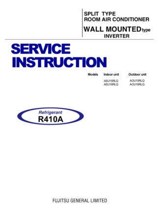 Fujitsu Air Conditioner Service Manual 03