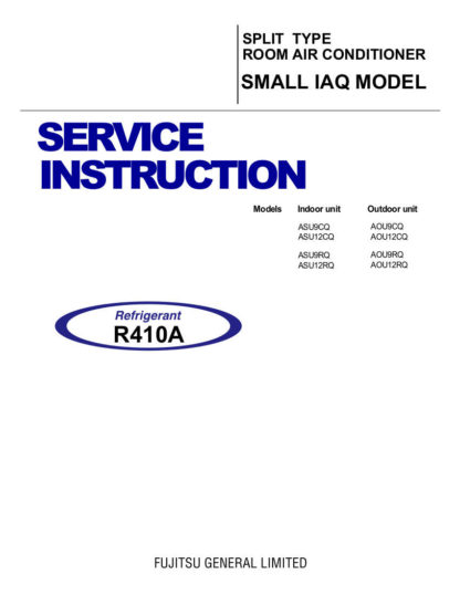 Fujitsu Air Conditioner Service Manual 05