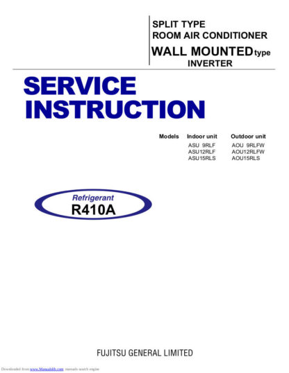 Frigidaire Air Conditioner Service Manual 12