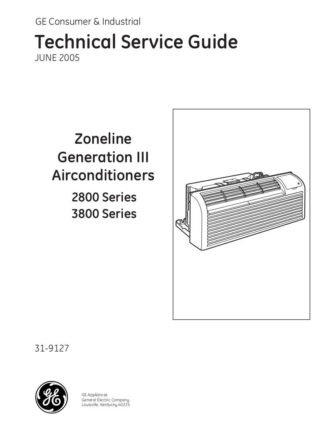 GE Air Conditioner Service Manual 02