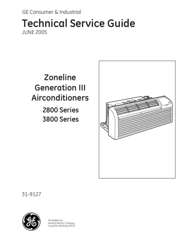 GE PTAC Air Conditioner Service Manual