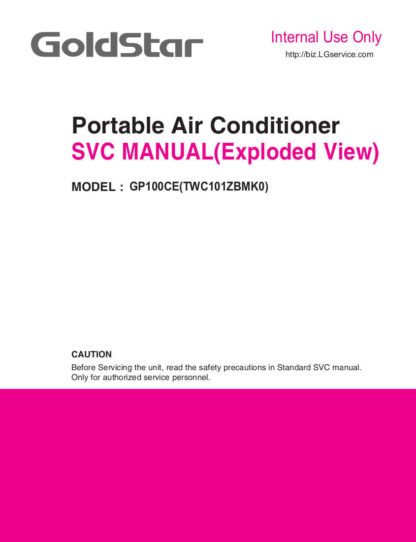 Goldstar Air Conditioner Parts Manual 06