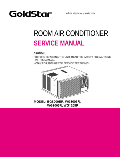 Goldstar Air Conditioner Service Repair Manual 01